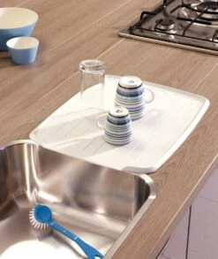 Curver Afdruipmat - 38x46 - Wit -Huishoudelijke Winkel 1011x1200 1