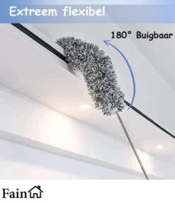 Fain® Plumeau Met Telescoopsteel – Grijs – 80 Tot 280 Cm - Uitschuifbaar – Wasbaar - Flexibel 360° Draaibaar – Duster - Microvezel Ragebol 25 Fain® Plumeau Met Telescoopsteel – Grijs – 80 Tot 280 Cm - Uitschuifbaar – Wasbaar - Flexibel 360° Draaibaar – Duster - Microvezel Ragebol -Huishoudelijke Winkel 1033x1200