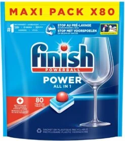 Finish Power All In One Regular Vaatwastabletten - 80 Stuks -Huishoudelijke Winkel 1065x1200