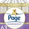 Page Toiletpapier - 63 Rollen - Kussenzacht Wc Papier (3-laags) - Met Extra Zijde - Voordeelverpakking 2 Page Toiletpapier - 63 Rollen - Kussenzacht Wc Papier (3-laags) - Met Extra Zijde - Voordeelverpakking -Huishoudelijke Winkel 1066x1200