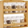 ACAZA Ophangbaar Kruidenrek Met 10 Glazen Kruidenpotjes, Spice Rack, Keuken Rek, Kruiden Organizer Voor Specerijen, Peper, Zout, 26 Cm Breed, Bamboe 1 ACAZA Ophangbaar Kruidenrek Met 10 Glazen Kruidenpotjes, Spice Rack, Keuken Rek, Kruiden Organizer Voor Specerijen, Peper, Zout, 26 Cm Breed, Bamboe -Huishoudelijke Winkel 1095x1200 1