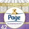 Page Toiletpapier - 42 Rollen - Kussenzacht Wc Papier (3-laags) - Voordeelverpakking -Huishoudelijke Winkel 1095x1200