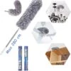 Fain® Plumeau Met Telescoopsteel – Grijs – 80 Tot 280 Cm - Uitschuifbaar – Wasbaar - Flexibel 360° Draaibaar – Duster - Microvezel Ragebol -Huishoudelijke Winkel 1138x1200 1