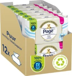 Page Puur Vochtig Toiletpapier - Extra Duurzaam Vochtig Wc Papier - 12 X 38 Stuks - Voordeelverpakking 25 Page Puur Vochtig Toiletpapier - Extra Duurzaam Vochtig Wc Papier - 12 X 38 Stuks - Voordeelverpakking -Huishoudelijke Winkel 1140x1200 3