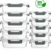 Formilo Meal Prep Bakjes - Lekvrije Vershoudbakjes - Diepvriesbakjes - Luchtdicht - BPA Vrij - Glas - 10 Stuks -Huishoudelijke Winkel 1149x1200