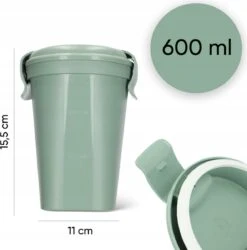 Curver Lunch & Go Beker - Magnetronbestendig - Lunchbeker – Muesli Beker - Soepbeker - Yoghurt Beker To Go – LunchBox - KoffieBeker - Salade Lunchbox - 0,6l – Groen 13 Curver Lunch & Go Beker - Magnetronbestendig - Lunchbeker – Muesli Beker - Soepbeker - Yoghurt Beker To Go – LunchBox - KoffieBeker - Salade Lunchbox - 0,6l – Groen -Huishoudelijke Winkel 1186x1200 1