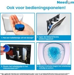 Needum ® Toiletblokjes Voor Inbouwreservoirs – WC-blokjes – Toiletblokken In Een Voordeelverpakking – 30 Stuks -Huishoudelijke Winkel 1190x1200 3