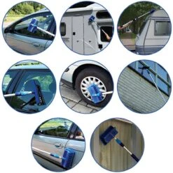 PROPLUS Pro Plus Wasborstel - Heavy Duty - Telescopische Steel - Uitschuifbaar Tot 3 Meter -Huishoudelijke Winkel 1193x1200