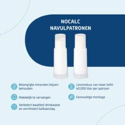 NoCalc Navulpatronen - 2 Stuks - Gebruik I.c.m. Electronic Sensor - Waterontharder - Waterontkalker 9 NoCalc Navulpatronen - 2 Stuks - Gebruik I.c.m. Electronic Sensor - Waterontharder - Waterontkalker -Huishoudelijke Winkel 1196x1200