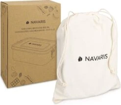Navaris RVS Broodtrommel Met Verdeler - Meal Prep Bakje - Vershouddoos - Lunchbox - 17 X 13 X 6 Cm - Inhoud 0,8 Liter - Vaatwasbestendig -Huishoudelijke Winkel 1200x1041 1