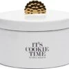 Riviera Maison Voorraadpot Met Deksel, Koekjestrommel - It's Cookie Time Storage Jar - Wit - Porselein -Huishoudelijke Winkel 1200x1050 4