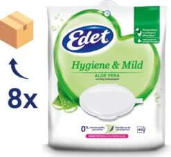 Edet Aloe Vera Vochtig Toiletpapier - 8 X 40 Stuks - Halfjaar Voorraad 7 Edet Aloe Vera Vochtig Toiletpapier - 8 X 40 Stuks - Halfjaar Voorraad -Huishoudelijke Winkel 1200x1101