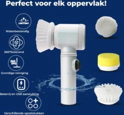 B-care Magic Brush - Elektrische Multifunctionele Schoonmaakborstel - 7 Opzetstukken - Wasborstel - Poetsmachine - Schrobborstel - Handborstel - Werkborstel - Schrobber - Boorborstel - Reinigingsborstel 22 B-care Magic Brush - Elektrische Multifunctionele Schoonmaakborstel - 7 Opzetstukken - Wasborstel - Poetsmachine - Schrobborstel - Handborstel - Werkborstel - Schrobber - Boorborstel - Reinigingsborstel -Huishoudelijke Winkel 1200x1112