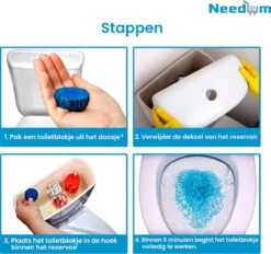 Needum ® Toiletblokjes Voor Inbouwreservoirs – WC-blokjes – Toiletblokken In Een Voordeelverpakking – 30 Stuks -Huishoudelijke Winkel 1200x1129 2