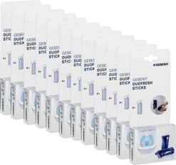 Nieuwe uitgaven 20 Geberit DuoFresh Sticks - 96 Stuks - Voordeelverpakking - Toilet/WC Blokjes Inbouwreservoir
