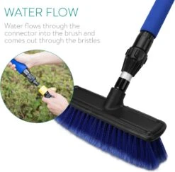 Navaris Telescopische Autowasborstel - Watergevoerde Wasborstel Voor Auto's En Ramen Met Uitschuifbare Lange Handgreep En Zachte Haren - Blauw -Huishoudelijke Winkel 1200x1182 4