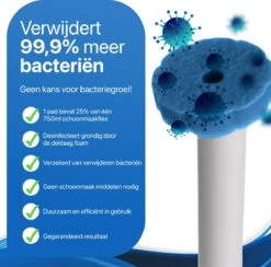 RevoBrush 28x Ocean Breeze Foaming Pads Navulling - WC Borstel Met Houder Vrijstaand -Huishoudelijke Winkel 1200x1184 2