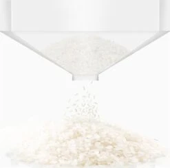 Merkloos TDR-Japans Rijst/Granen Container/Dispenser/ Opbergdoos - 6KG Inhoud - Wit 17 Merkloos TDR-Japans Rijst/Granen Container/Dispenser/ Opbergdoos - 6KG Inhoud - Wit -Huishoudelijke Winkel 1200x1192 1