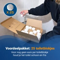 Witte Toiletblokjes Voor Inbouwreservoir Voor O.a Geberit En Grohe - 25 Stuks - Met Lavendel - Vlekvrij - Stortbakblokjes -Huishoudelijke Winkel 1200x1200 295