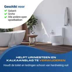 Witte Toiletblokjes Voor Inbouwreservoir Voor O.a Geberit En Grohe - 25 Stuks - Met Lavendel - Vlekvrij - Stortbakblokjes -Huishoudelijke Winkel 1200x1200 296