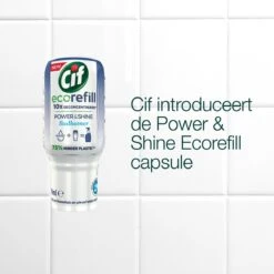 Cif Power & Shine Badkamer Ecorefill Capsule - 10 X 70 Ml - Voordeelverpakking -Huishoudelijke Winkel 1200x1200 304
