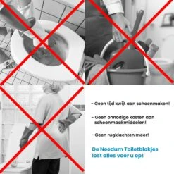 Needum ® Toiletblokjes Voor Inbouwreservoirs – WC-blokjes – Toiletblokken In Een Voordeelverpakking – 30 Stuks -Huishoudelijke Winkel 1200x1200 316