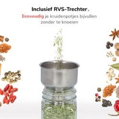 Deleca 24 Glazen Kruidenpotjes - Incl. 3 Soorten Stickers En Strooideksel Set - Voorraadpotten Glas Met Deksel - Kruidenstrooier - 10,5 X 4,3 Cm - Vierkant / 120 Ml -Huishoudelijke Winkel 1200x1200 401