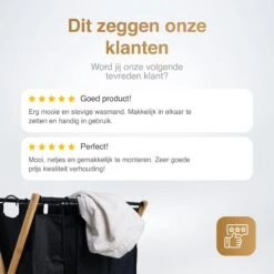 JASC Wasmand 3 Vakken - Wassorteerder - Wasmanden - Zwart - Bamboe - 128 Liter -Huishoudelijke Winkel 1200x1200 430