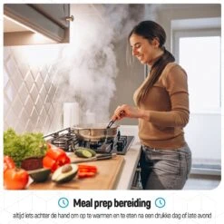 Meal Prep Bakjes - 20 Stuks - 1 Compartiment - Lunchbox - Diepvriesbakjes - Vershoudbakjes - Plastic Bakjes Met Deksel - Magnetron Bakjes Met Deksel - Meal Prep - Vershouddoos - 1L - BPA Vrij - Fitcrafters -Huishoudelijke Winkel 1200x1200 437