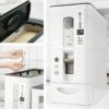 Merkloos TDR-Japans Rijst/Granen Container/Dispenser/ Opbergdoos - 6KG Inhoud - Wit -Huishoudelijke Winkel 1200x1200 453