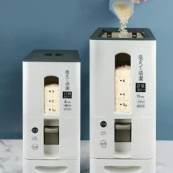 Merkloos TDR-Japans Rijst/Granen Container/Dispenser/ Opbergdoos - 6KG Inhoud - Wit 20 Merkloos TDR-Japans Rijst/Granen Container/Dispenser/ Opbergdoos - 6KG Inhoud - Wit -Huishoudelijke Winkel 1200x1200 456