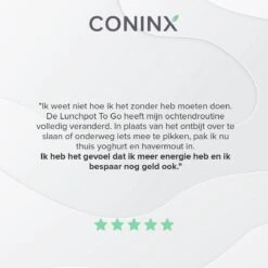 Coninx Yoghurtbeker To Go - Muesli Beker To Go - Lunchbeker - Mueslibeker 640ml (450ml+190ml) - Groen -Huishoudelijke Winkel 1200x1200 471