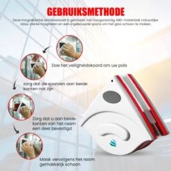 TibaGoods Magnetische Raamwisser Voor Dubbelglas - Ruitenreiniger - Ramenwasser - Magneet Ruitenwisser -Huishoudelijke Winkel 1200x1200 487
