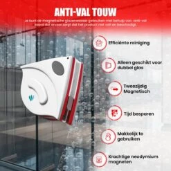 TibaGoods Magnetische Raamwisser Voor Dubbelglas - Ruitenreiniger - Ramenwasser - Magneet Ruitenwisser -Huishoudelijke Winkel 1200x1200 492