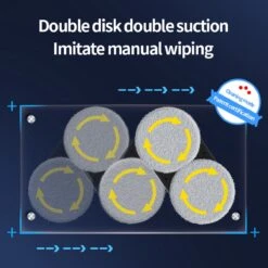 PuroTech Robot Ramenwasser - Ruitenreiniger - Nieuwste Uitvoering - Ramenwisser - Elektrische Ramenwisser - Incl. Afstandsbediening - Raamrobot -Huishoudelijke Winkel 1200x1200 554