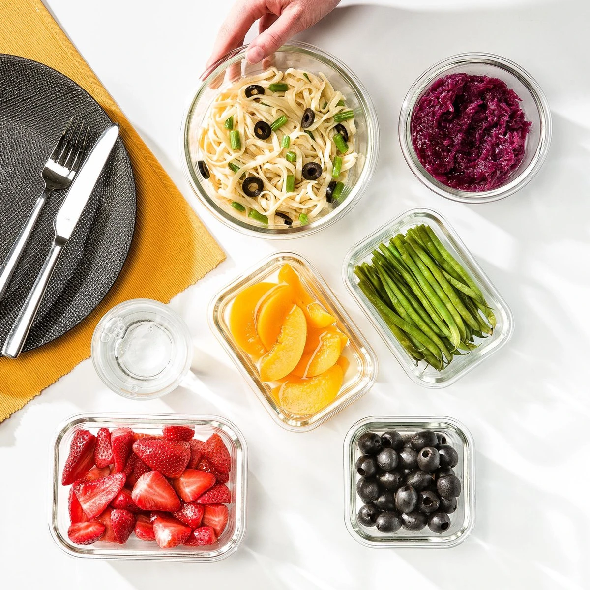 Vershoudbakjes - Meal Prep Bakjes - Diepvriesbakjes - Vershouddoos - Vershoudbakjes Set - Glas - 12 Stuks - BPA Vrij - Stosh 5 Vershoudbakjes - Meal Prep Bakjes - Diepvriesbakjes - Vershouddoos - Vershoudbakjes Set - Glas - 12 Stuks - BPA Vrij - Stosh - Afbeelding 3