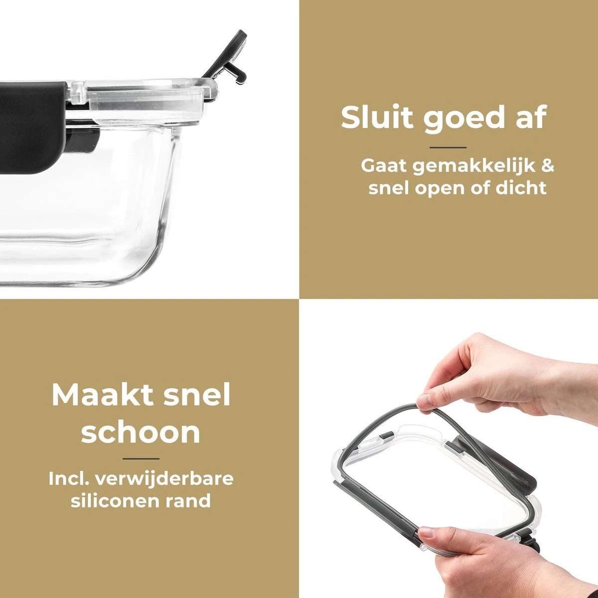 Vershoudbakjes - Meal Prep Bakjes - Diepvriesbakjes - Vershouddoos - Vershoudbakjes Set - Glas - 12 Stuks - BPA Vrij - Stosh 9 Vershoudbakjes - Meal Prep Bakjes - Diepvriesbakjes - Vershouddoos - Vershoudbakjes Set - Glas - 12 Stuks - BPA Vrij - Stosh - Afbeelding 7