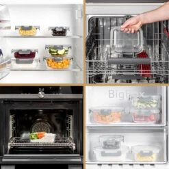 Vershoudbakjes - Meal Prep Bakjes - Diepvriesbakjes - Vershouddoos - Vershoudbakjes Set - Glas - 12 Stuks - BPA Vrij - Stosh 20 Vershoudbakjes - Meal Prep Bakjes - Diepvriesbakjes - Vershouddoos - Vershoudbakjes Set - Glas - 12 Stuks - BPA Vrij - Stosh -Huishoudelijke Winkel 1200x1200 573