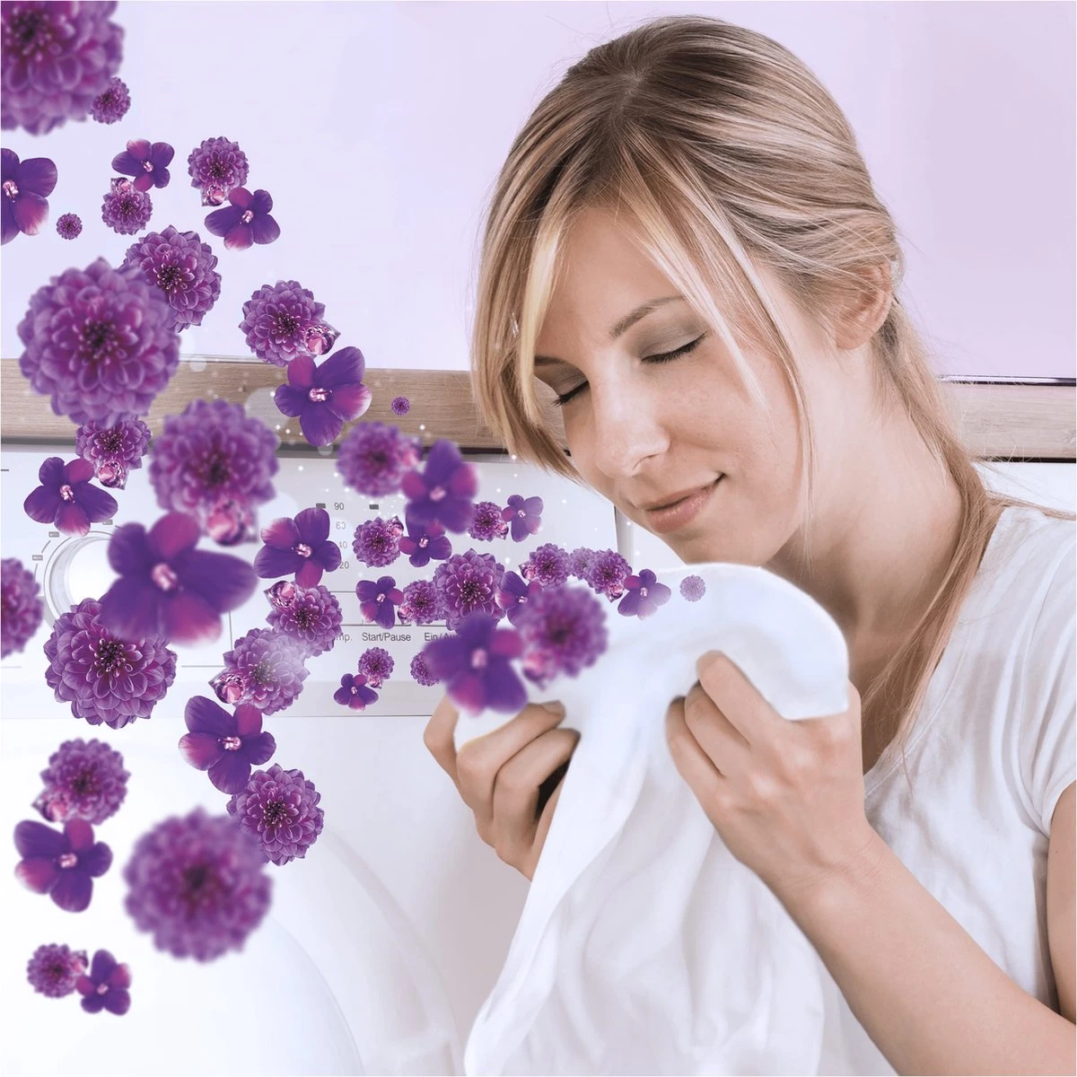 Lenor Amethist En Bloemen - In-Wash Geurbooster - Voordeelverpakking 6 X 16 Wasbeurten 9 Lenor Amethist En Bloemen - In-Wash Geurbooster - Voordeelverpakking 6 X 16 Wasbeurten - Afbeelding 7