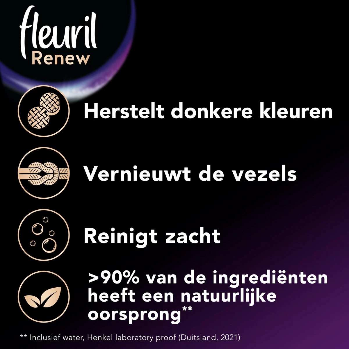 Fleuril Renew Zwart - Vloeibaar Wasmiddel - Voordeelverpakking - 65 Wasbeurten 4 Fleuril Renew Zwart - Vloeibaar Wasmiddel - Voordeelverpakking - 65 Wasbeurten - Afbeelding 2