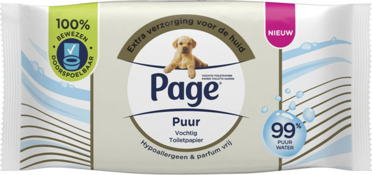Page Puur Vochtig Toiletpapier - Extra Duurzaam Vochtig Wc Papier - 12 X 38 Stuks - Voordeelverpakking 10 Page Puur Vochtig Toiletpapier - Extra Duurzaam Vochtig Wc Papier - 12 X 38 Stuks - Voordeelverpakking - Afbeelding 8