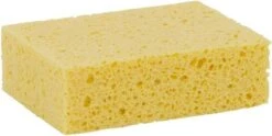 Merkloos 3x Viscose Spons Geel 14 X 11 X 3,5 Cm - Biologisch Afbreekbare Sponzen - Schoonmaak / Keukenartikelen