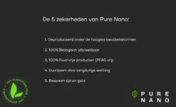 PURE NANO Glas - Nano Coating Voor 5 Jaar Heldere Ramen Met Minder Schoonmaakwerk - 250 Ml -Huishoudelijke Winkel 1200x730