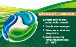 Persil® Persil 4in1 Discs Color Wascapsules - Wasmiddel Capsules - Voordeelverpakking - 5 X 25 Wasbeurten -Huishoudelijke Winkel 1200x742
