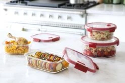 Curver Smart Cook Glazen Vershouddoos - Rechthoekig - 0,9L - Rood -Huishoudelijke Winkel 1200x799 5