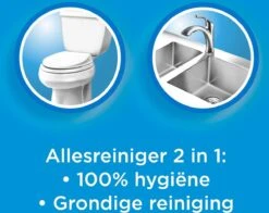 Ajax® Ajax Allesreiniger 100% Hygiene 6 X 1L - Voordeelverpakking -Huishoudelijke Winkel 1200x953