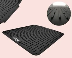 HOMYHON Afdruipmat -Afdruipmat Siliconen -Pannenonderzetter- Antislip -Hittebestendig - Aanrecht Mat -Siliconen Mat - 40 X 46 Cm - Zwart 13 HOMYHON Afdruipmat -Afdruipmat Siliconen -Pannenonderzetter- Antislip -Hittebestendig - Aanrecht Mat -Siliconen Mat - 40 X 46 Cm - Zwart -Huishoudelijke Winkel 1200x960 1