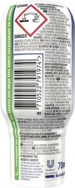 Cif Power & Shine Badkamer Ecorefill Capsule - 10 X 70 Ml - Voordeelverpakking -Huishoudelijke Winkel 478x1200 3