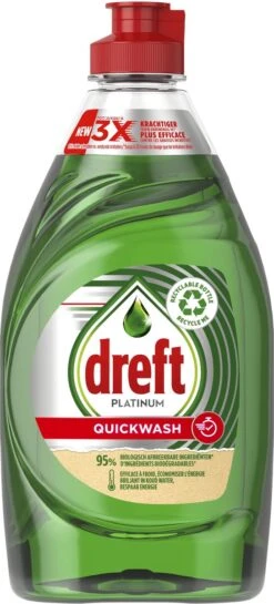 Dreft Platinum - Quickwash - Original - Vloeibaar Afwasmiddel - Voordeelverpakking 10 X 350 Ml -Huishoudelijke Winkel 544x1200