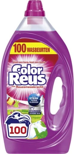 2x Witte Reus Vloeibaar Wasmiddel Color Reus 5 Liter -Huishoudelijke Winkel 581x1200